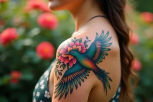 Tatouage colibri : symbolisme, mythes et légendes